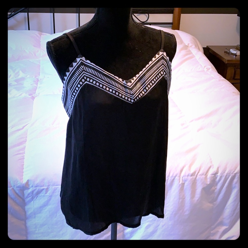 Black tank top